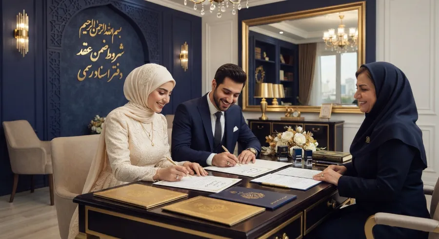 نوشتن شروط ضمن عقد
