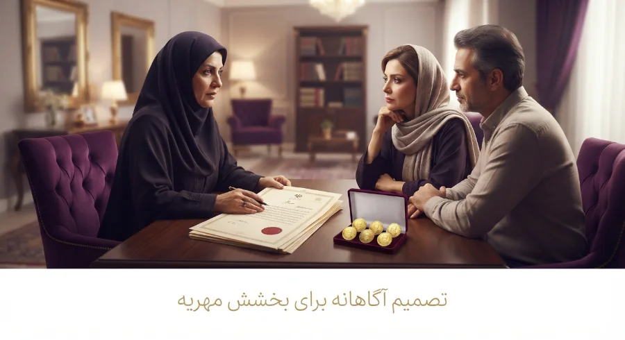 اهمیت تصمیم درست برای بخشش مهریه