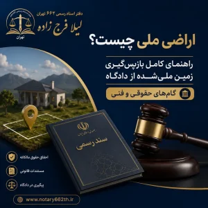 راهنمای بازپس گیری اراضی ملی زمین ملی شده