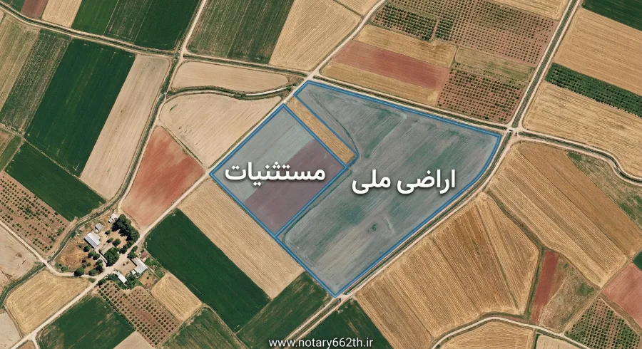 اثبات مستثنیات اراضی ملی با عکس هوایی؛ راهنمای حقوقی و فنی اعتراض به تشخیص منابع طبیعی 6