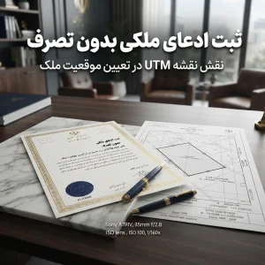 ثبت ادعای ملکی بدون تصرف