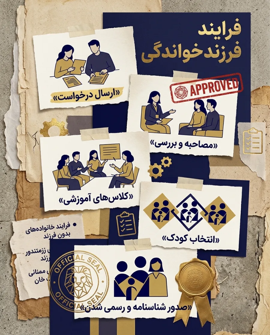 فرایند و مراحل گرفتن فرزند خواندگی