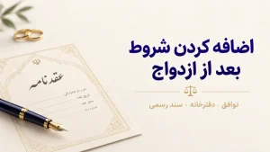 اضافه کردن شروط ضمن عقد بعد از ازدواج 4